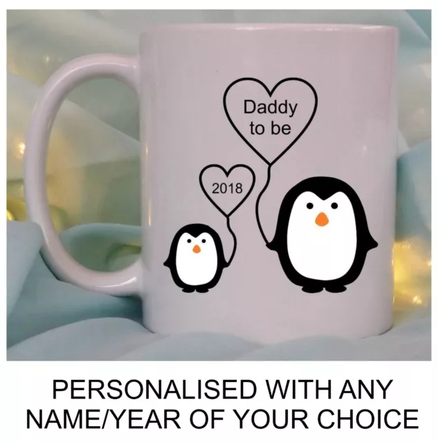 Personalised Cute Mummy Daddy Nan Granda To Be Gift Mug Baby Shower Mothers Day