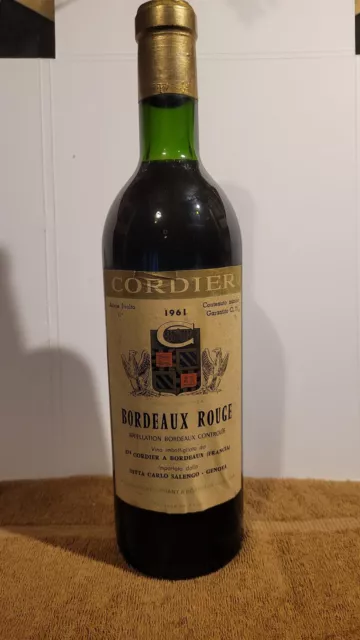 Bordeaux Rouge  - CORDIER -  1961