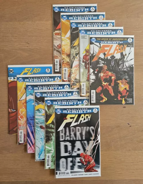 The Flash DC rebirth (2017), issues 1-88 including annuals.