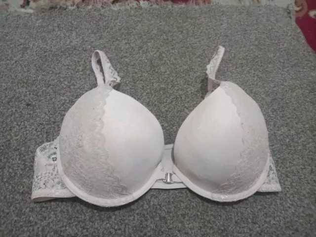 Blue Motion Bra Size 80C, IT 4C, Underwired Normal Padded;