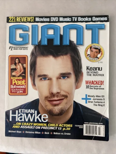 2005 February/February, Giants Magazine, Ethan Hawke On Crazy Women (A)