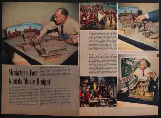Fort Pitt Unconquered Demille Movie Model 1947 article