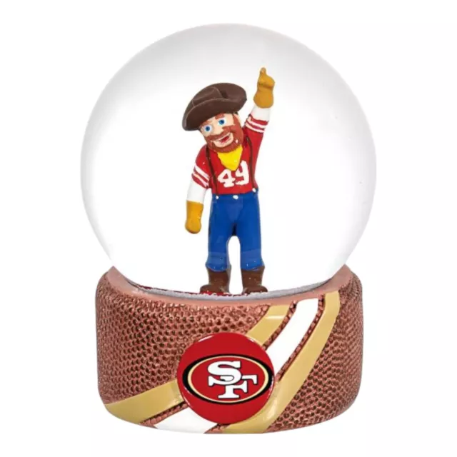 San Francisco 49ers Decorative Water Snow Globe Mascot 42416