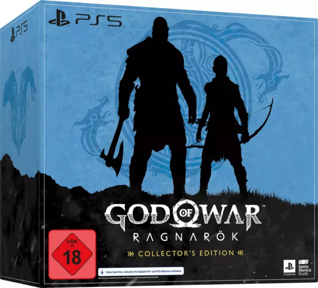 PLAYSTATION 5 Spiel "God of War Ragnarök" Collector Edition Figur Hammer B-WARE