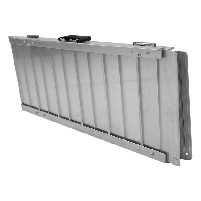 Rampa per sedia a rotelle pieghevole in lega di alluminio rampa portatile antiscivolo per sedia a rotelle BGS