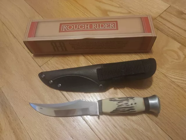 Hunting Knife -Rough Rider -5" Blade with Sheath - New in Box