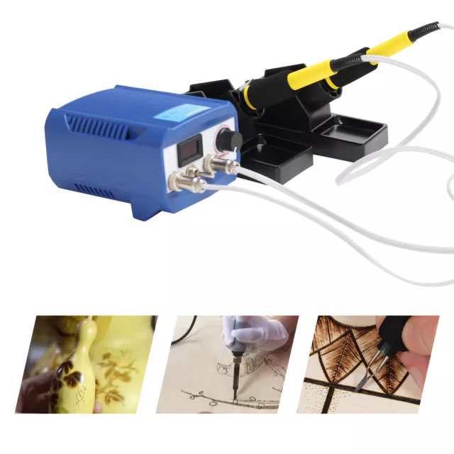 Pyrographiemaschine Pyrographie-Stifte Komplett-Kit Einstellbare Temperatur DHL