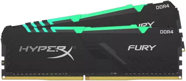 HyperX Fury 16GB 3200MHz DDR4 DIMM (Kit of 2) 2x8GB RGB RAM HX432C16FB3AK2/16