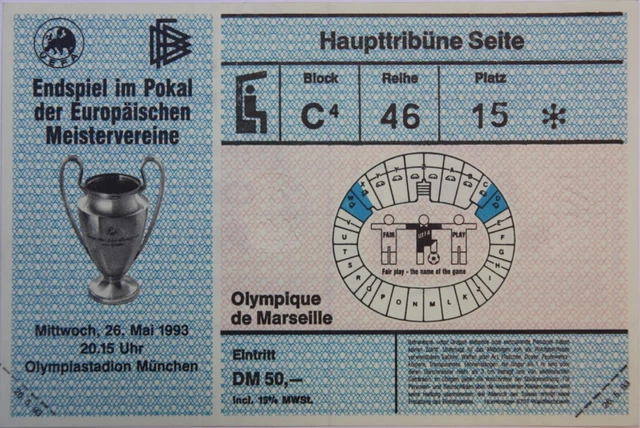 TICKET COLLECTION RC LENS - OLYMPIQUE DE MARSEILLE CDF 2001/2002