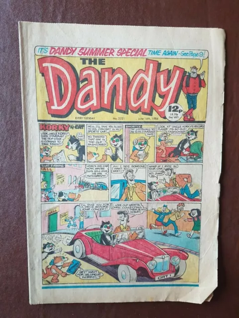 The Dandy comic - No 2221 - June 16th 1984.