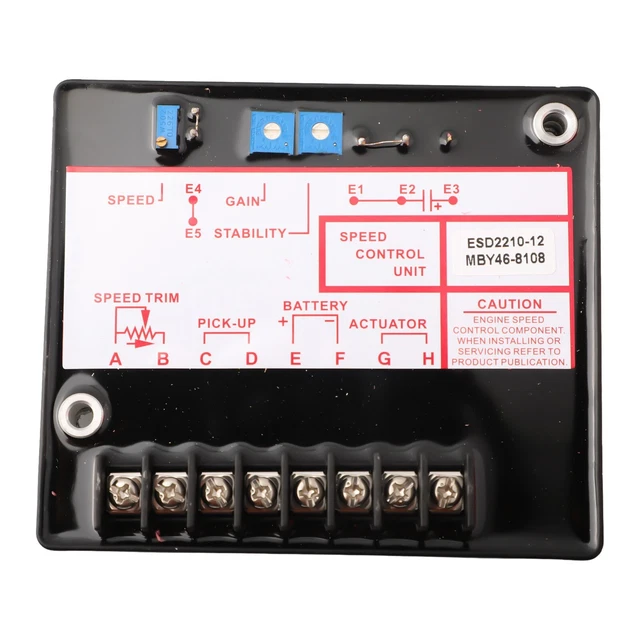 Generator Speed Regulator Transient Voltages 1000-7000Hz 85-8500Hz. ABS