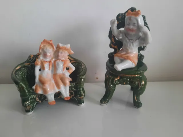 Ensemble figurines en porcelaine allemande numérotée