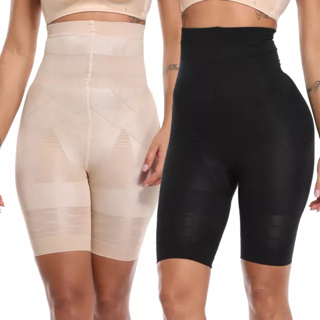 Damen Body Shaper Hohe Taille Mieder Hosen Taillenformer Bauchweg Slim Höschen