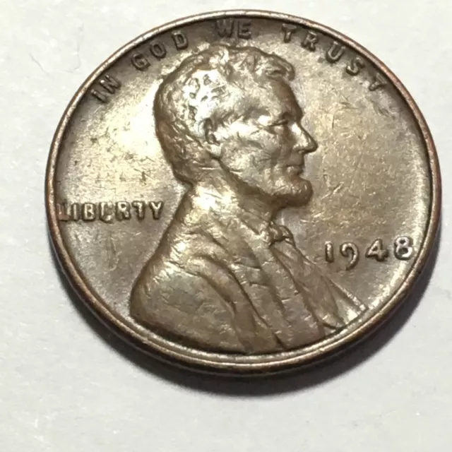 1948 Lincoln Us One Cent Coin