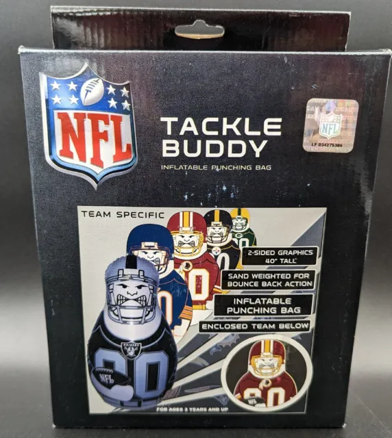 Fremont Die Tackle Buddy NFL Inflatable Punching Bag Redskins Commanders NIB