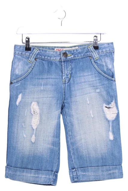 SOLO pantaloncini jeans donna blu taglia 29