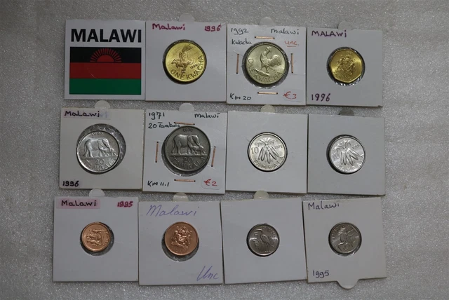 🧭 🇲🇼 Malawi Coin Collection High Grade B49 #2293
