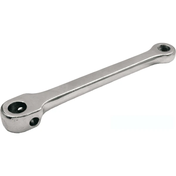 Manivelle Gauche Pédalier Acier Chromé 15 Cm Pour Vélo Course Vintage - Occasion
