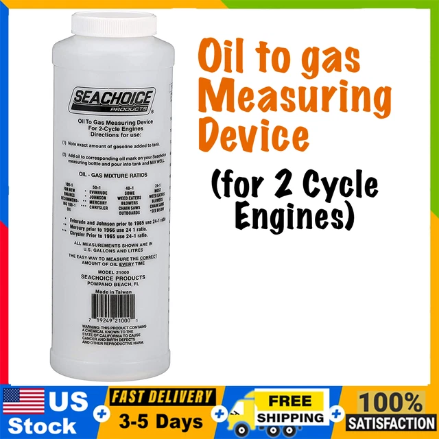 TWO STROKE FUEL Gas Mixer Mixing Measuring Container Bottle 2 Cycle Oil