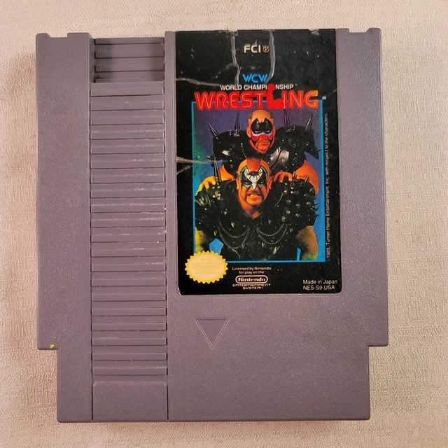 WCW WORLD CHAMPIONSHIP Wrestling Nintendo Entertainment System NES