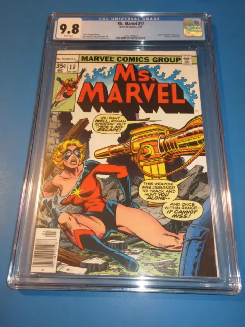 Ms. Marvel #17 Bronze age 1st Mystique Key CGC 9.8 NM/M Gorgeous Gem Wow
