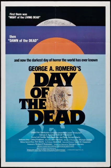 Day of the Dead   Original unrestored one sheet folded   1985   VF-    27 x 40