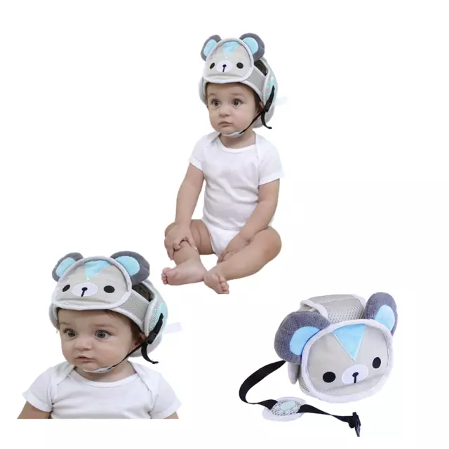 Cute Baby Safety Helmet Head Protection Toddler Adjustable Soft Hat Headguard