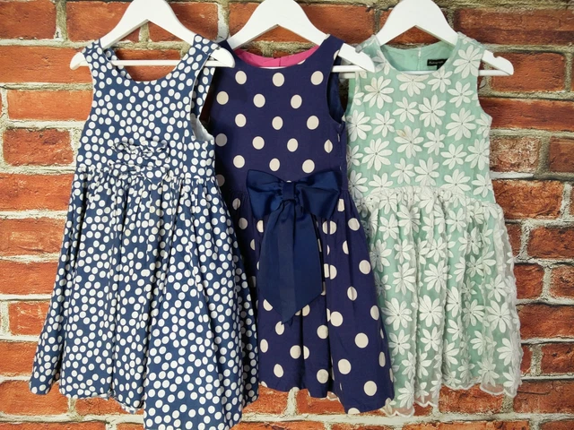 Girls Bundle Aged 3-4 Years M&S Next Jasper Conran Pretty Party Dresses 104Cm