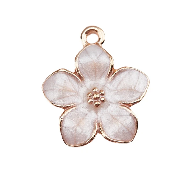 10Pcs Enamel Charm For Jewelry DIY Earring Pendant Necklace Bracelet CharmsY-wf