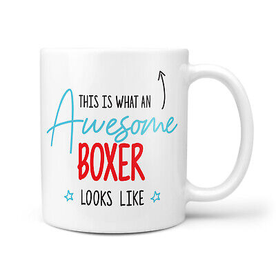 This Is What An Awesome BOXER Looks Like Gifts Boxing Glove Gym Gift Mug
