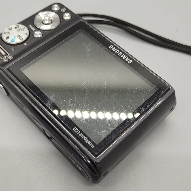 Samsung PL55 12,2 megapixel fotocamera digitale compatta testata nera 15