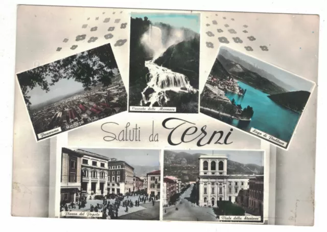 Cartolina No Viaggiata Saluti Da Terni Vedutine