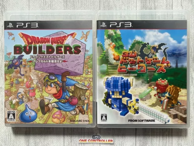 SONY PS3 Dragon Quest Builders Revive Alefgard & 3D Dot Game Heroes from Japan
