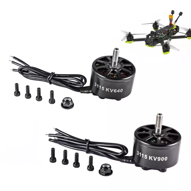 3115 Bürstenloser Motor 640KV 900KV Drohnenmotor für 10 Zoll FPV Race Traversier