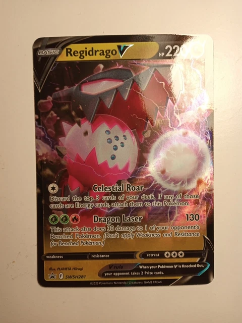 Pokémon TCG Regidrago V SWSH Black Star Promos SWSH281 Holo Promo