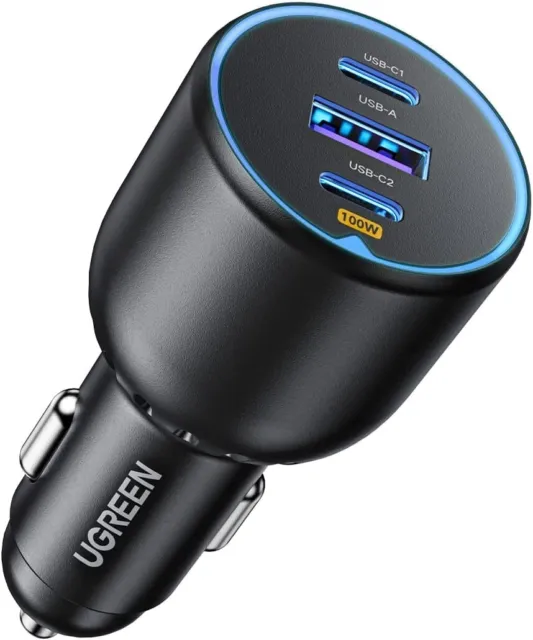 UGREEN CAR CHARGER 2x USB Type C / 1x USB 69W 5A Power Delivery Quick  Charge $53.87 - PicClick AU