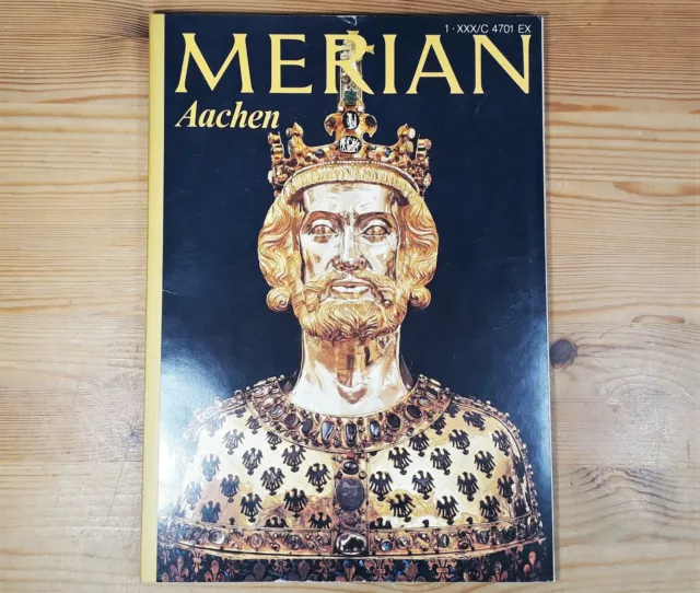 Merian, Aachen, Heft 1/XXX/C, 1977, Reisemagazin, Zeitreise, Karl der Große