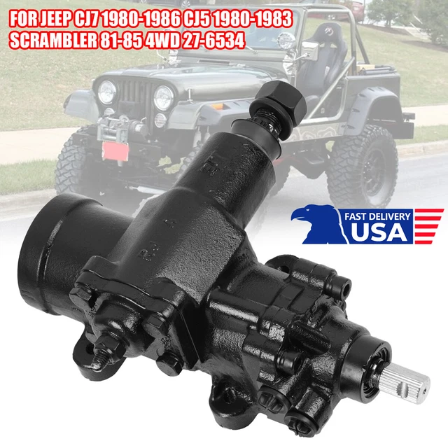 POWER STEERING GEAR box For Jeep CJ7 198086 CJ5 19801983 Scrambler 81
