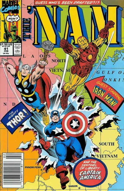 Nam, The #41 (Newsstand) FN; Marvel | Vietnam War Thor Iron Man Captain America