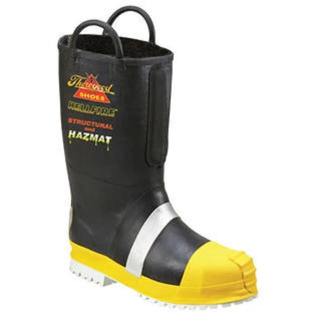 Thorogood Hellfire 507-6003 Womens 14" Felt Insulated Rubber Bunker Boot 7 M