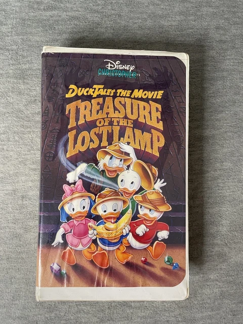 DISNEY DUCKTALES THE Movie Treasure of the Lost Lamp Clamshell VHS 1991 ...