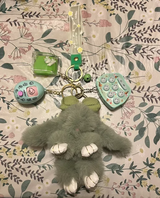 Sensory Keychain, Fidget Keychain,  Anxiety Autism Toy Comforter In Stock