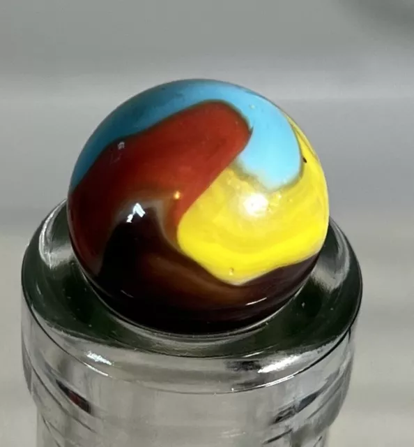 🔥Gorgeous Vitro Agate Parrot  Marble 7/8"
