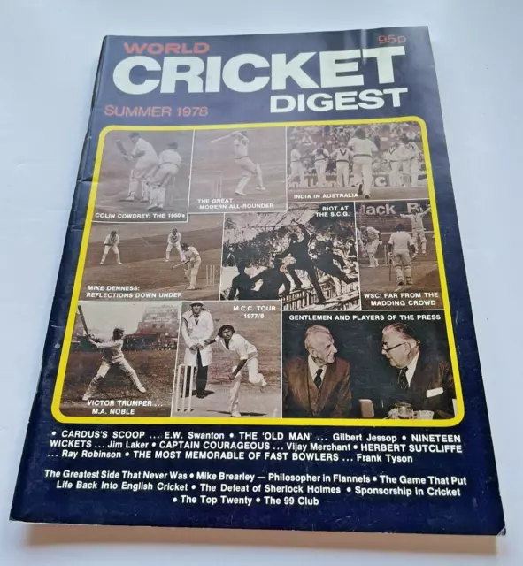 World Cricket Digest Summer 1978: First Issue No.1