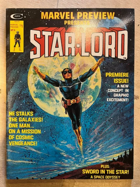 Marvel Preview #4 1St App & Origin Of Star-Lord 9.0 Vf/Nm Sharp Copy