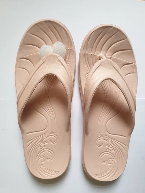 SKECHERS BEACHING Toe Flip Rose New Size 8 £13.99 - PicClick UK