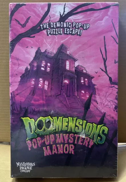 See Desc Doomensions: Pop-Up Mystery Manor Kickstarter Deluxe Edition Board Game
