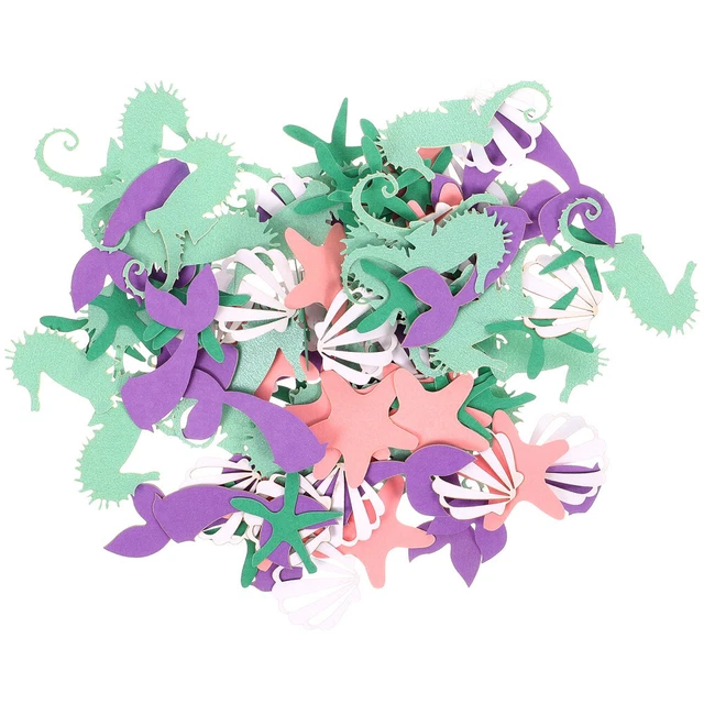 100 pezzi coriandoli coda di sirena per festa di compleanno, coriandoli,