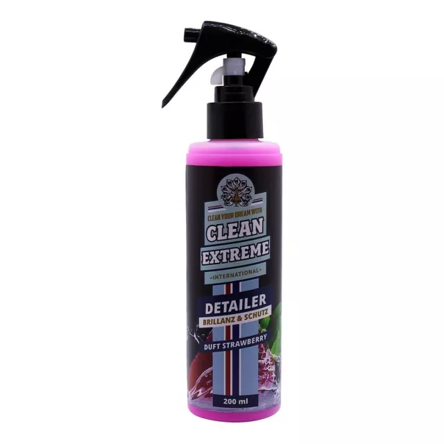 CLEANEXTREME Auto Detailer Spray Schnell-Wachs Versiegelung Lackpflege 200 ml