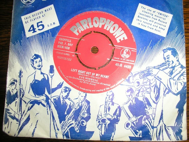 Eve Boswell Left Right Out Of My Heart / Voom Ba Voom Parlophone U.k